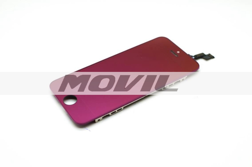 Front Touch Screen Digitizer LCD Display Repair Assembly for iPhone 5S purple